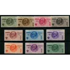 COLONIAS ITALIANAS SOMALIA 1934 Yv AEREO 7/16 SERIE COMPLETA DE ESTAMPILLAS NUEVAS CON GOMA, MONEDAS HERMOSAS Y DE LUJO 170 EUROS